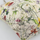GUCCI Flora Tote Bag Canvas White Multicolor 295252 Auth ep15276-15