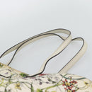 GUCCI Flora Tote Bag Canvas White Multicolor 295252 Auth ep15276-8