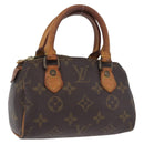 LOUIS VUITTON Monogram Mini Speedy Hand Bag M41534 LV Auth ep15281-1