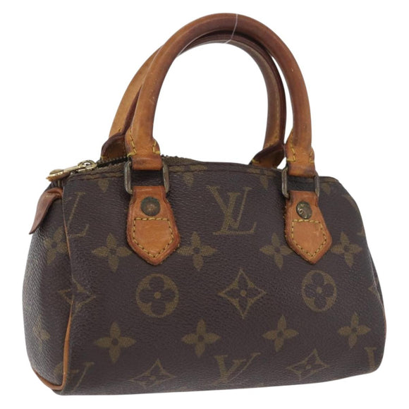 LOUIS VUITTON Monogram Mini Speedy Hand Bag M41534 LV Auth ep15281