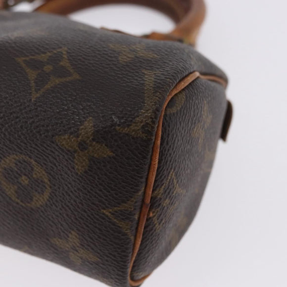 LOUIS VUITTON Monogram Mini Speedy Hand Bag M41534 LV Auth ep15281