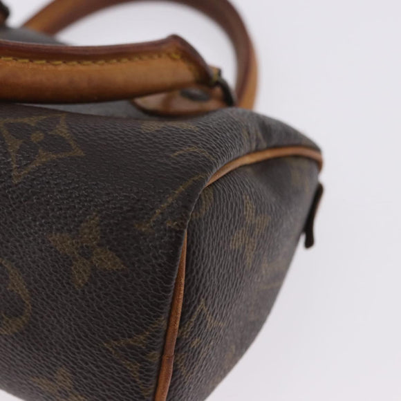 LOUIS VUITTON Monogram Mini Speedy Hand Bag M41534 LV Auth ep15281