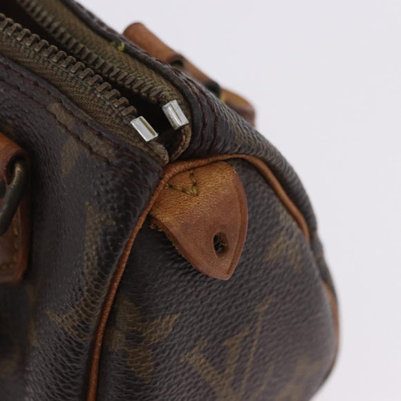 LOUIS VUITTON Monogram Mini Speedy Hand Bag M41534 LV Auth ep15281