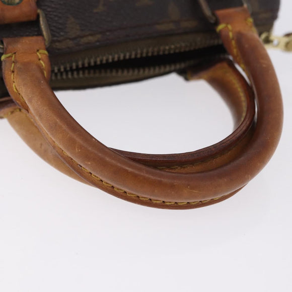 LOUIS VUITTON Monogram Mini Speedy Hand Bag M41534 LV Auth ep15281