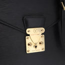 LOUIS VUITTON Epi Porte Documents Bandouliere Bag Black M54462 LV Auth ep15289A-21