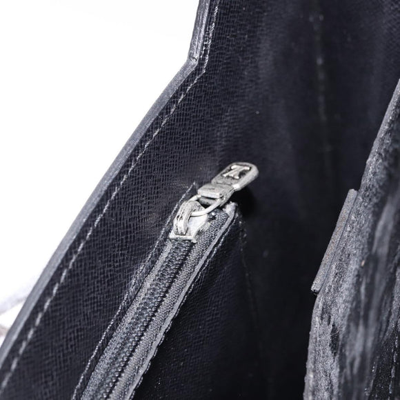 LOUIS VUITTON Epi Porte Documents Bandouliere Bag Black M54462 LV Auth ep15289A