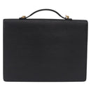 LOUIS VUITTON Epi Porte Documents Bandouliere Bag Black M54462 LV Auth ep15289A-2