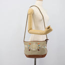 GUCCI Shoulder Bag Canvas Beige Silver 001 090 1130 Auth ep15290-22