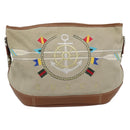 GUCCI Shoulder Bag Canvas Beige Silver 001 090 1130 Auth ep15290-13