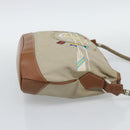 GUCCI Shoulder Bag Canvas Beige Silver 001 090 1130 Auth ep15290-4