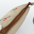GUCCI Shoulder Bag Canvas Beige Silver 001 090 1130 Auth ep15290-6