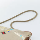 GUCCI Shoulder Bag Canvas Beige Silver 001 090 1130 Auth ep15290-8