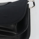 CELINE Shoulder Bag Canvas Black Silver Auth ep15292-15