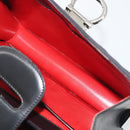 CELINE Shoulder Bag Canvas Black Silver Auth ep15292-23