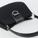 CELINE Shoulder Bag Canvas Black Silver Auth ep15292-6