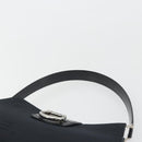 CELINE Shoulder Bag Canvas Black Silver Auth ep15292-8
