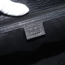 GUCCI GG Canvas Bamboo Hand Bag Black Silver 112530 Auth ep15294-14
