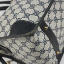 GUCCI GG Supreme Hand Bag PVC Leather Navy Gold Tone Auth ep15295-11