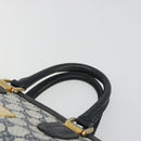 GUCCI GG Supreme Hand Bag PVC Leather Navy Gold Tone Auth ep15295-8