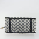 GUCCI GG Supreme Hand Bag PVC Leather Navy Gold Tone Auth ep15295-9