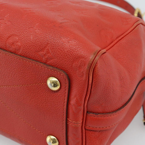 LOUIS VUITTON Monogram Empreinte Speedy Bandouliere 25 Orian M40758 Auth ep15301