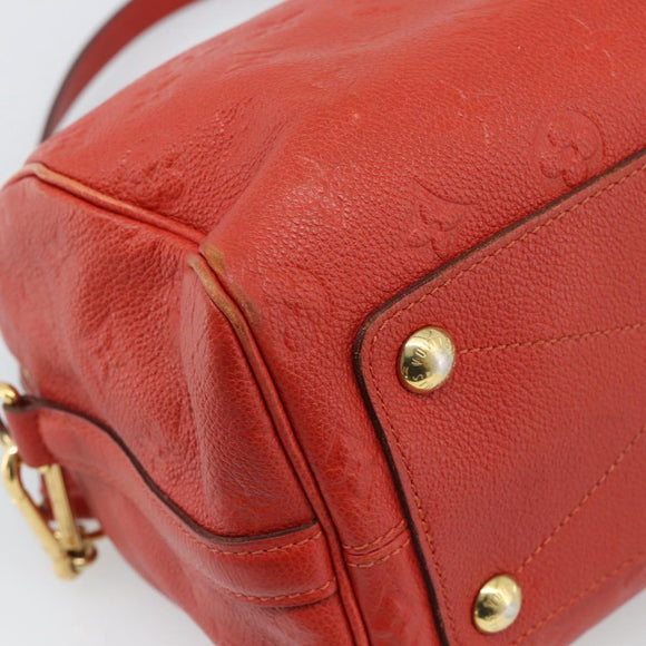 LOUIS VUITTON Monogram Empreinte Speedy Bandouliere 25 Orian M40758 Auth ep15301