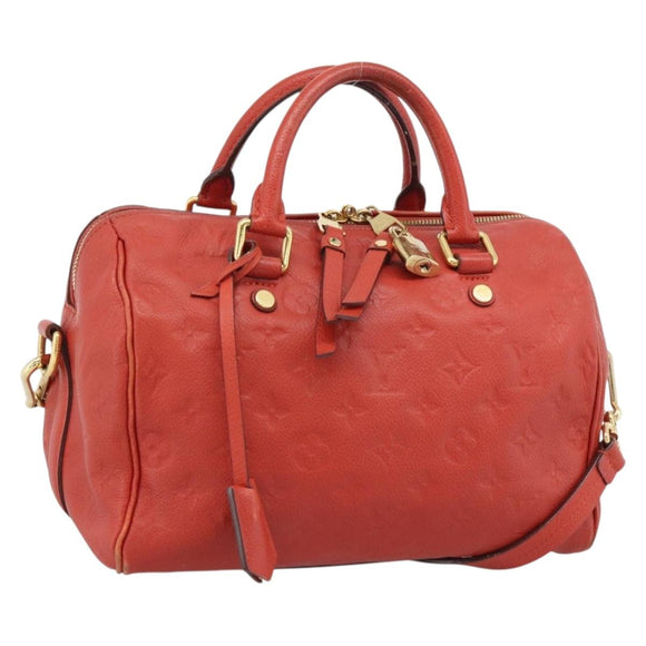 LOUIS VUITTON Monogram Empreinte Speedy Bandouliere 25 Orian M40758 Auth ep15301