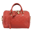 LOUIS VUITTON Monogram Empreinte Speedy Bandouliere 25 Orian M40758 Auth ep15301-13