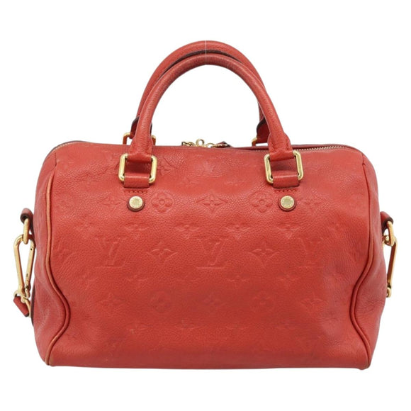 LOUIS VUITTON Monogram Empreinte Speedy Bandouliere 25 Orian M40758 Auth ep15301