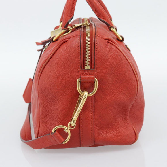 LOUIS VUITTON Monogram Empreinte Speedy Bandouliere 25 Orian M40758 Auth ep15301