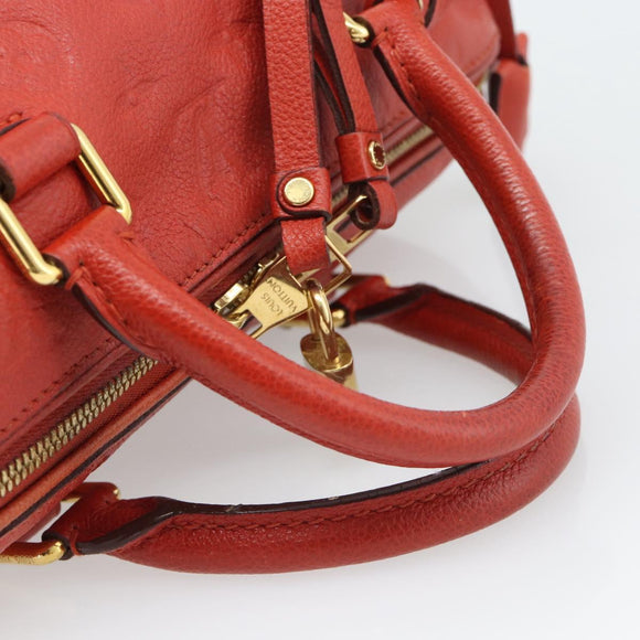 LOUIS VUITTON Monogram Empreinte Speedy Bandouliere 25 Orian M40758 Auth ep15301