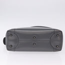 Christian Dior Maris Pearl Hand Bag Patent 2way Gray Silver Auth ep15303V-5