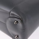Christian Dior Maris Pearl Hand Bag Patent 2way Gray Silver Auth ep15303V-19