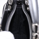 Christian Dior Maris Pearl Hand Bag Patent 2way Gray Silver Auth ep15303V-25