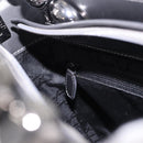 Christian Dior Maris Pearl Hand Bag Patent 2way Gray Silver Auth ep15303V-26