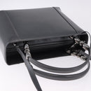 Christian Dior Maris Pearl Hand Bag Patent 2way Gray Silver Auth ep15303V-6