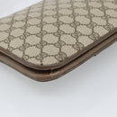 GUCCI GG Supreme Shoulder Bag PVC Leather Beige Gold 904 23 025 Auth ep15305-16