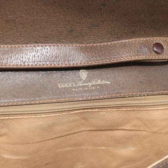 GUCCI GG Supreme Shoulder Bag PVC Leather Beige Gold 904 23 025 Auth ep15305