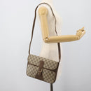 GUCCI GG Supreme Shoulder Bag PVC Leather Beige Gold 904 23 025 Auth ep15305-22