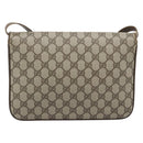 GUCCI GG Supreme Shoulder Bag PVC Leather Beige Gold 904 23 025 Auth ep15305-2