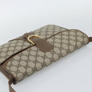 GUCCI GG Supreme Shoulder Bag PVC Leather Beige Gold 904 23 025 Auth ep15305-6