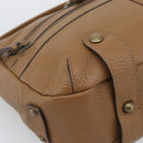 BURBERRY Shoulder Bag Leather Brown Gold Tone Auth ep15306A-11