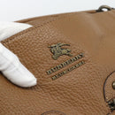BURBERRY Shoulder Bag Leather Brown Gold Tone Auth ep15306A-14