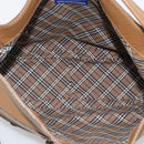 BURBERRY Shoulder Bag Leather Brown Gold Tone Auth ep15306A-17