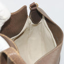 GUCCI GG Supreme Shoulder Bag PVC Leather Beige Gold Tone 10 02 056 Auth ep15307-20