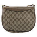 GUCCI GG Supreme Shoulder Bag PVC Leather Beige Gold Tone 10 02 056 Auth ep15307-2