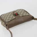 GUCCI GG Supreme Shoulder Bag PVC Leather Beige Gold Tone 10 02 056 Auth ep15307-6