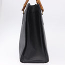 GUCCI Bamboo Hand Bag Leather Black Gold Tone 002 1186 0259 Auth ep15308-5