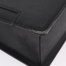 BURBERRY Business Bag Leather Black Silver Auth ep15311-14