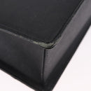 BURBERRY Business Bag Leather Black Silver Auth ep15311-16